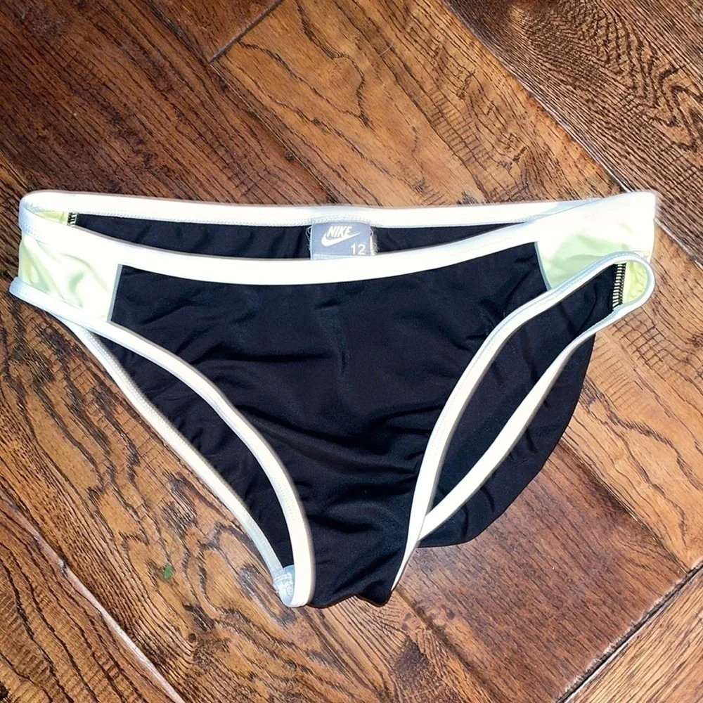 Nike Black Competitive Swim Bikini Bottoms